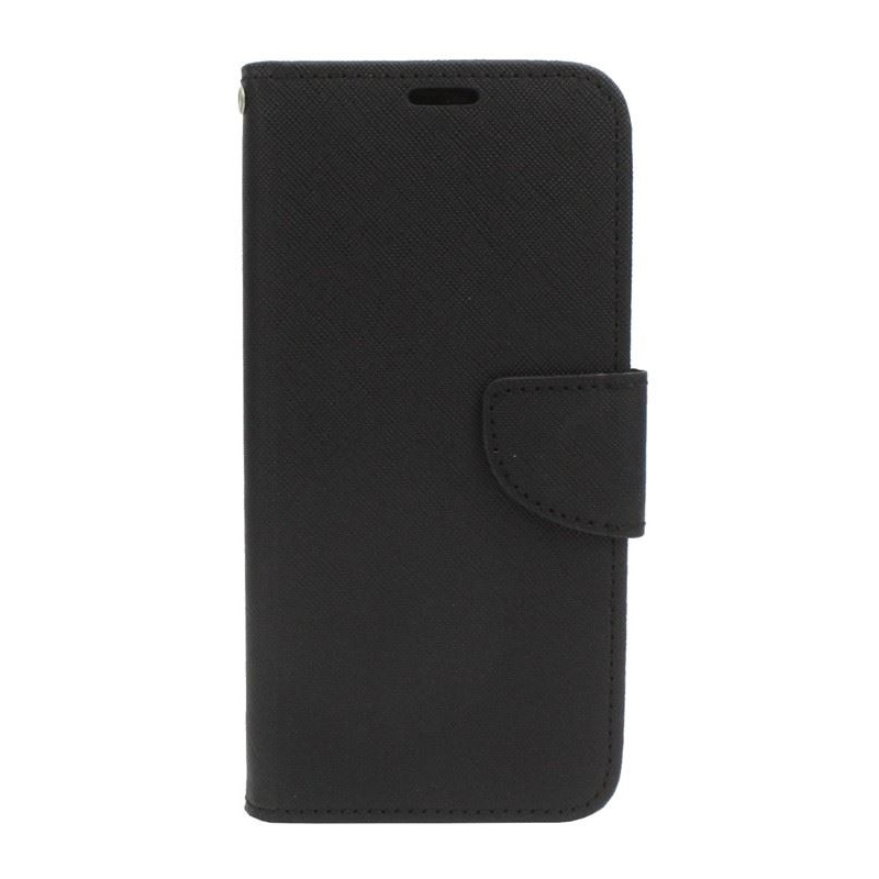 Etui Fancy Diary na telefon Huawei Y6s 2019 JAT-L41 JAT-LX1 / Y6 Prime 2019 MRD-L21 / Honor 8A czarne