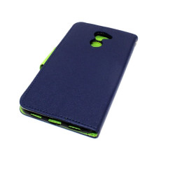 Etui Fancy Diary na telefon Huawei Y7 TRT-LX1 granatowy