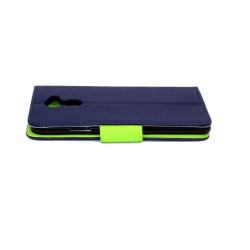 Etui Fancy Diary na telefon Huawei Y7 TRT-LX1 granatowy
