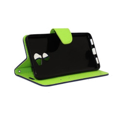 Etui Fancy Diary na telefon Huawei Y7 TRT-LX1 granatowy