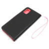 Etui Fancy Diary na telefon Samsung Galaxy M51 M515 czarno-różowe