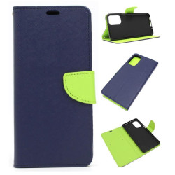 Etui Fancy Diary na telefon Samsung Galaxy M52 5G M526 granatowe