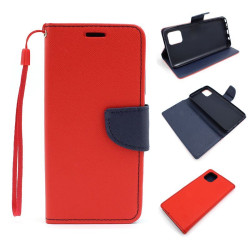 Etui Fancy Diary do telefonu Samsung Galaxy Note 10 Lite N770 czerwone
