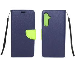 Etui Fancy Diary na telefon Samsung Galaxy M35 5G M356 granatowe