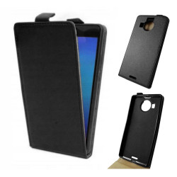 Etui pionowe z klapką SLIM FLEX na telefon Microsoft Lumia 950XL czarne