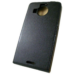 Etui pionowe z klapką SLIM FLEX na telefon Microsoft Lumia 950XL czarne