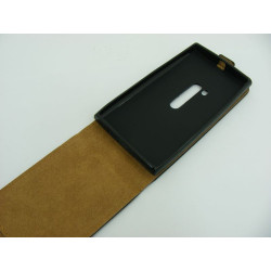 Etui pionowe z klapką SLIM FLEX na telefon Nokia 920 Lumia czarne HQ