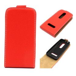 Etui pionowe z klapką SLIM FLEX na telefon Nokia 301 RM-839 RM-840 czerwone HQ