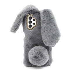 Etui Nakładka 3D RABBIT na telefon Samsung Galaxy A13 4G A135 A137 szare