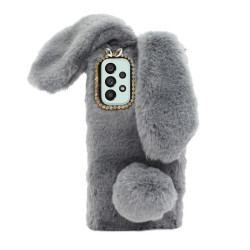 Etui Nakładka 3D RABBIT na telefon Samsung Galaxy A73 5G szare