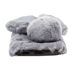 Etui Nakładka 3D RABBIT na telefon Samsung Galaxy S22 S901 szare
