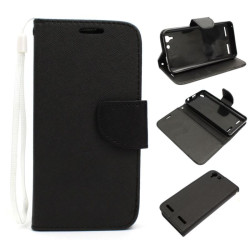 Etui Fancy Diary na telefon Lenovo K5 A6020A40 czarny