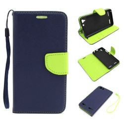Etui Fancy Diary na telefon Lenovo Vibe K5 / Vibe K5 Plus / Lemon 3 granatowe