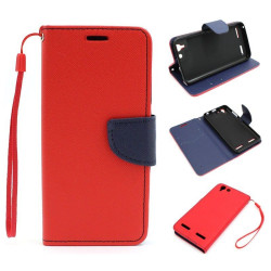 Etui Fancy Diary na telefon Lenovo Vibe K5 / Vibe K5 Plus / Lemon 3 czerwone