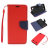 Etui Fancy Diary na telefon Lenovo Vibe K5 / Vibe K5+ / Lemon 3 czerwone
