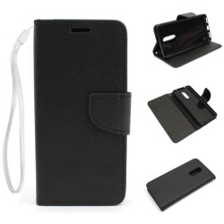 Etui Fancy Diary na telefon Lenovo K6 Note K53a48 czarne