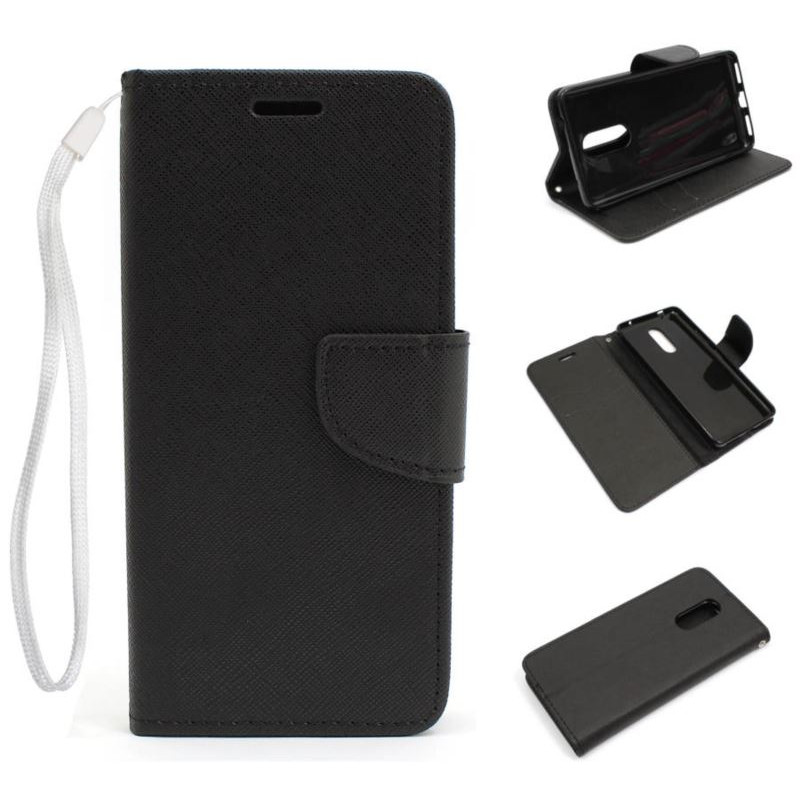 Etui Fancy Diary na telefon Lenovo K6 Note K53a48 czarne