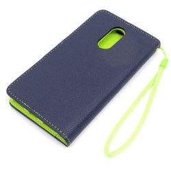 Etui Fancy Diary na telefon Lenovo K6 Note K53a48 granatowy