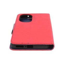 Etui Fancy Diary na telefon motorola edge 30 pro 5G / edge x30 / moto x30 5G czerwone