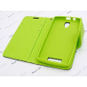 Etui Fancy Diary na telefon Lenovo A1000 Vibe A granatowy