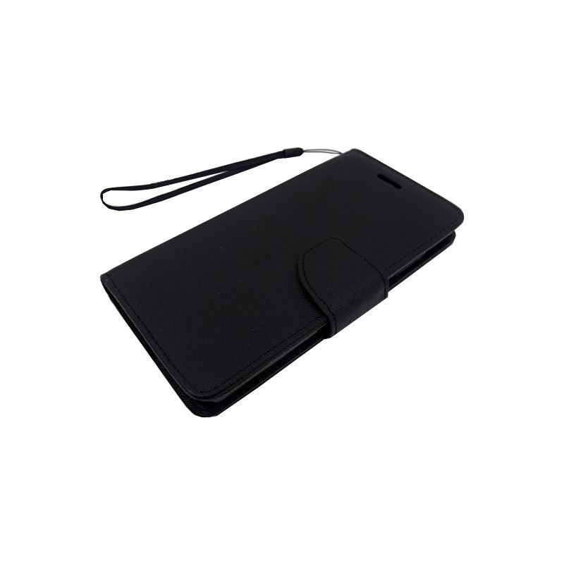 Etui Fancy Diary na telefon Lenovo A1000 Vibe A czarny