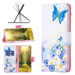 Etui Fancy Diary na telefon motorola edge 40 pro 5G motyl