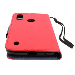 Etui Fancy Diary na telefon motorola moto e6s / e6i 2020 czerwone