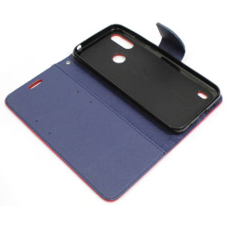 Etui Fancy Diary na telefon motorola moto e6s / e6i 2020 czerwone
