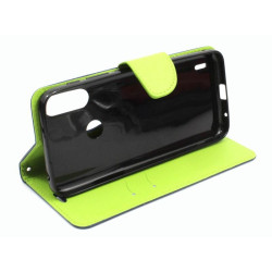 Etui Fancy Diary na telefon motorola moto e7 / e7i power granatowe