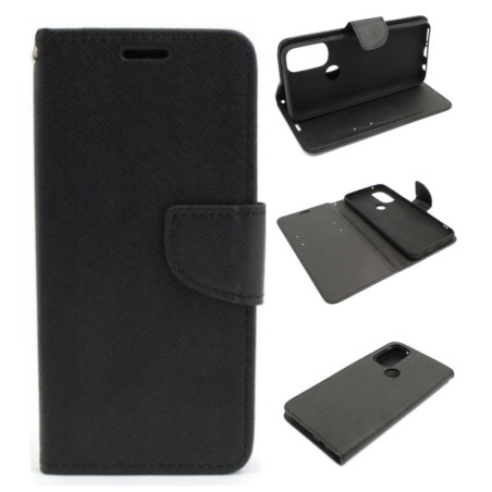 Etui Fancy Diary na telefon motorola moto g71 5G XT2169 czarne