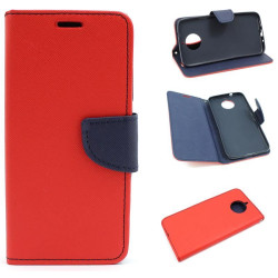 Etui Fancy Diary na telefon motorola moto g5s plus XT1805 czerwone