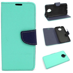 Etui Fancy Diary na telefon Motorola MOTO G5S Plus XT1805 miętowy