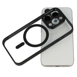 Etui MATT MagSafe na telefon Samsung Galaxy S25 Ultra 5G S938 czarne
