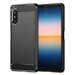 Etui Bumper Carbon Lux na telefon Sony Xperia 10 III 5G XQ-BT52 czarne