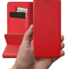Etui Smart Magnet na telefon Xiaomi Redmi Note 15 Pro Plus Pro+ 5G 2510ERA8BG czerwone