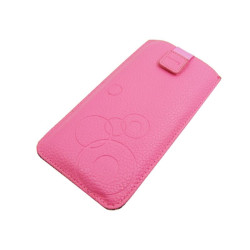 Etui kieszonka DEKO HQ 18 wsuwka na telefon Samsung Galaxy M31S M317 Y9 2019 różowy pokrowiec do paska na smycz