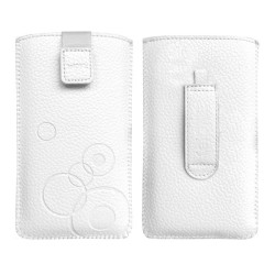 Etui kieszonka DEKO HQ rozmiar 10 wsuwka na telefon biały pokrowiec do paska na smycz