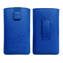 Etui kieszonka DEKO HQ rozmiar 10 wsuwka na telefon szafirowy pokrowiec do paska na smycz