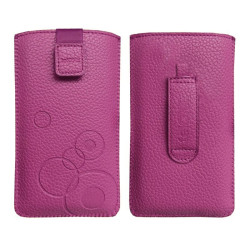Etui kieszonka DEKO HQ rozmiar 13 wsuwka na telefon różowy pokrowiec do paska na smycz