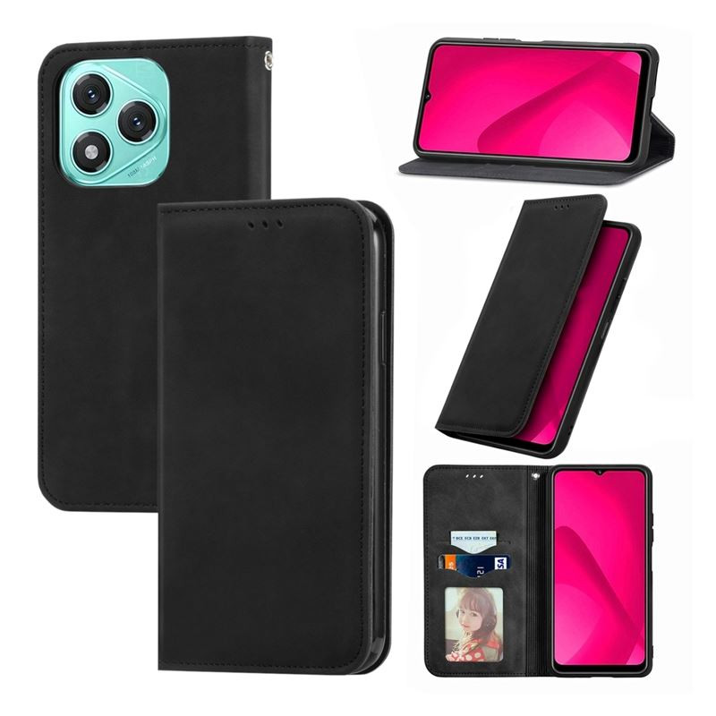 Etui Smart Retro na telefon Honor 400 Lite 5G ABR-NX1 czarne