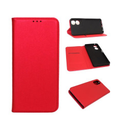 Etui Smart Magnet na telefon TCL 50SE T611 czerwone