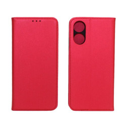 Etui Smart Magnet na telefon TCL 50SE T611 czerwone