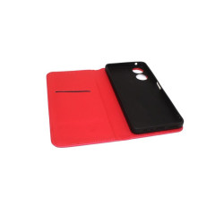 Etui Smart Magnet na telefon TCL 50SE T611 czerwone