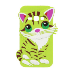 Etui Nakładka 3D na telefon Samsung J1 2016 J120F FILEMON zielony