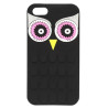Etui Nakładka 3D na telefon Apple iPhone 5 A1428 / 5S A1453 / SE A1723 Sowa czarne