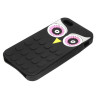 Etui Nakładka 3D na telefon Apple iPhone 5 A1428 / 5S A1453 / SE A1723 Sowa czarne