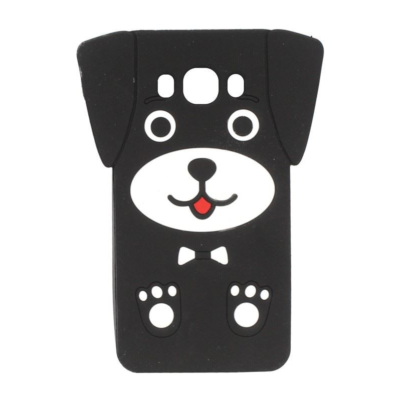 Etui Nakładka 3D na telefon Samsung Galaxy J5 J500 Piesek czarne