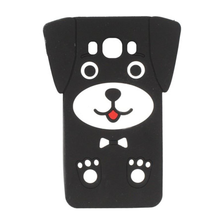 Etui Nakładka 3D na telefon Samsung Galaxy J5 J500 Piesek czarne