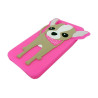 Etui Nakładka 3D DOGGY na telefon Huawei Y6 II CAM-L03 / Honor 5A CAM-AL00 różowe