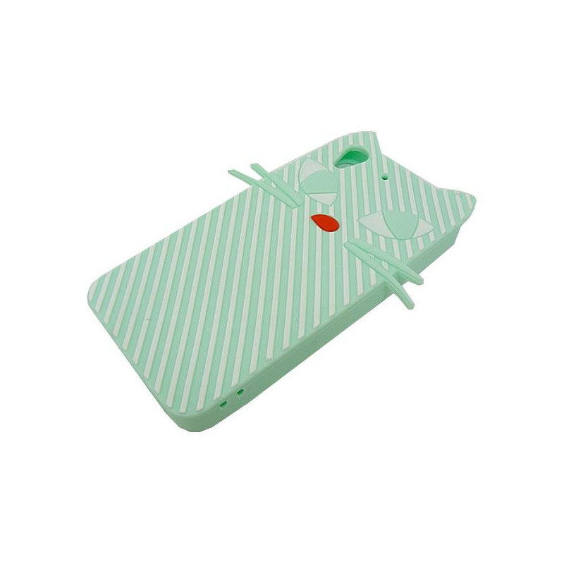 Etui Nakładka 3D KITTEN na telefon Huawei Y6 II CAM-L03 / Honor 5A CAM-AL00 miętowe